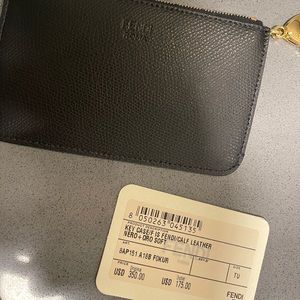 Black Fendi keycard wallet